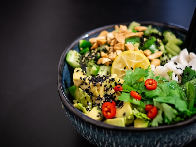 Veggie poke bowl